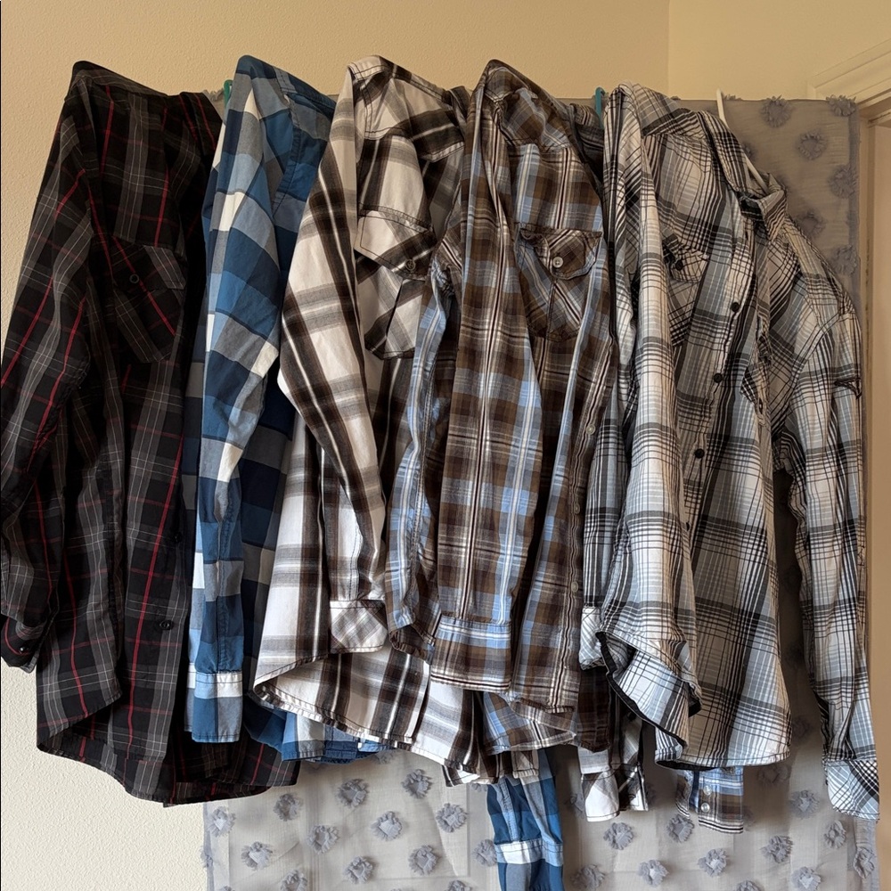 Men's Plaid Shirt Collection